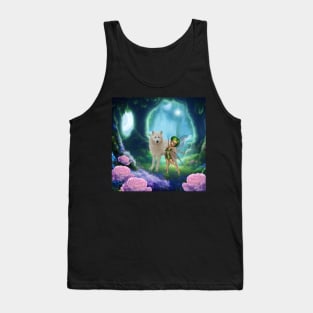 The Magical Friendship of Fairy and Wolf Tank Top